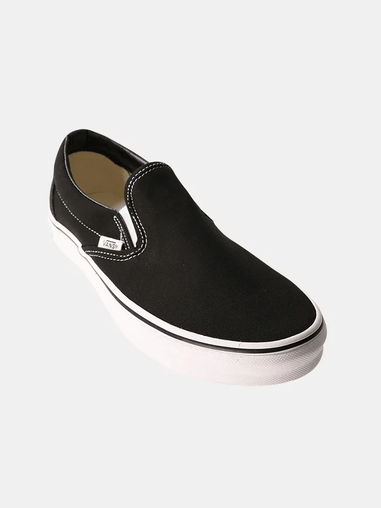 Vans Classic Slip-Ons - Black / White