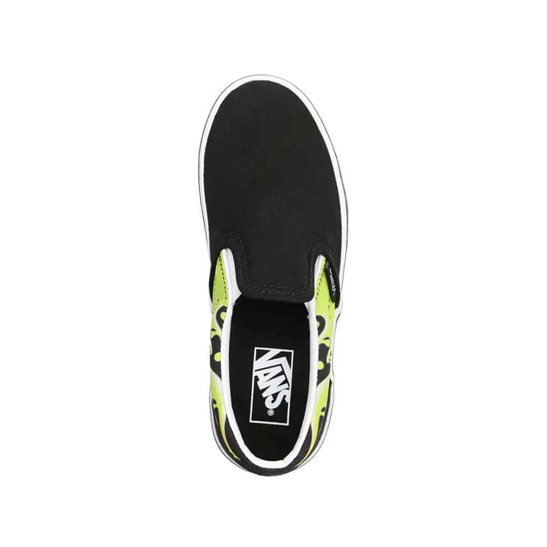 Vans - Kids' (Preschool) Slime Flame Classic Slip On Shoes (4BUT31M)