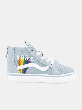 Vans SK8-Hi Zip - Rainbow Vans / Winter White / True White