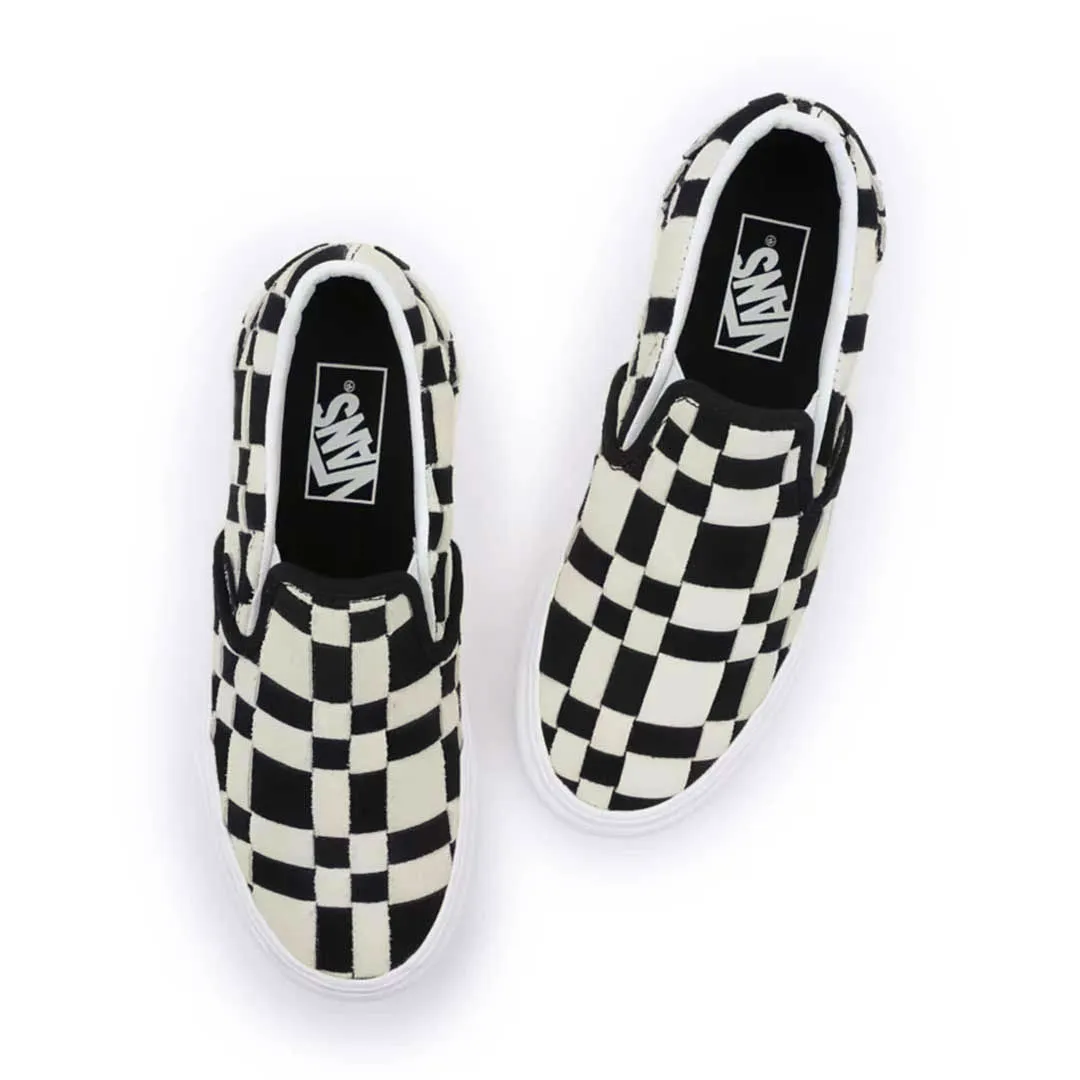 Vans - Unisex Woven Check Classic Slip-On Stackform Shoes (7Q5RBZW)