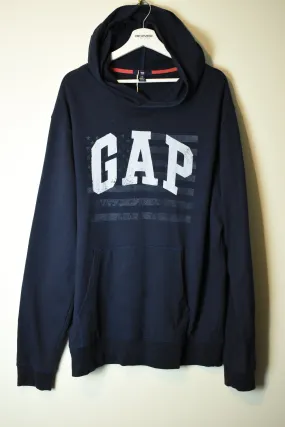 Vintage GAP Flag Print Hoodie XXL