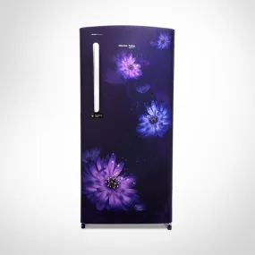 Voltas Beko 185 L, 3 Star, Single Door DC Refrigerator (Dahlia Blue)